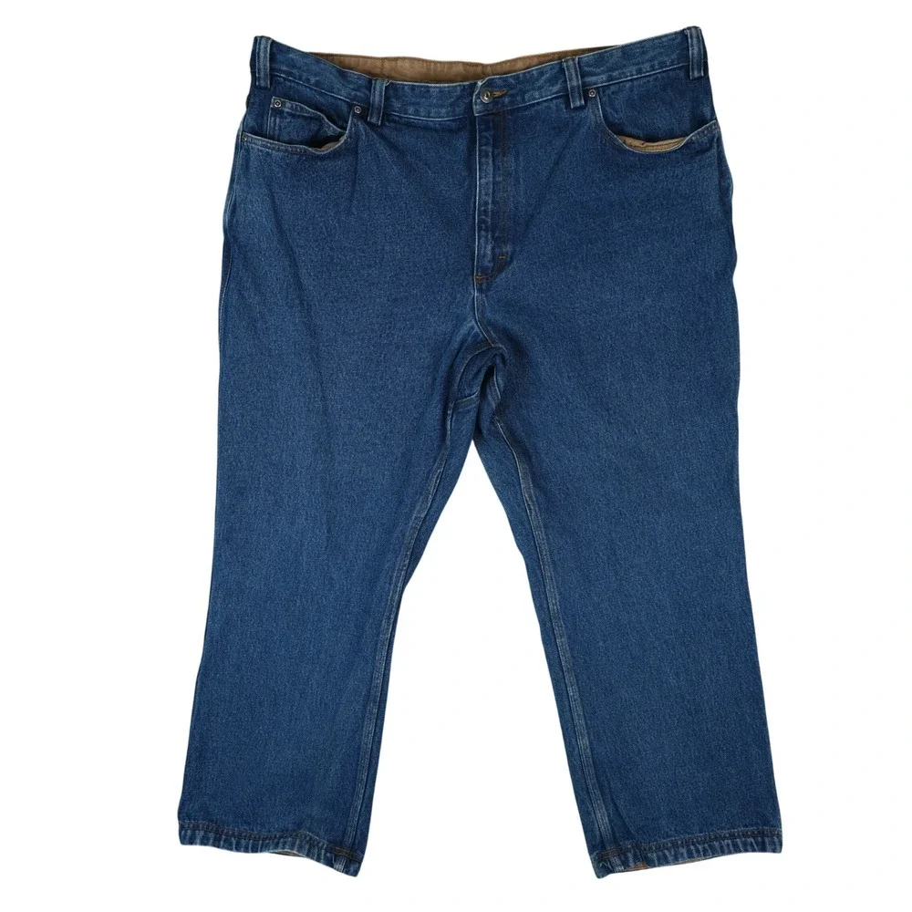 Duluth Trading Jeans Men 44x28 Blue Ballroom Relaxed Fit Workwear Rugged 86069B